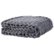 Front Zoom. BlanQuil - Lite Chunky Weighted Throw - Grey.