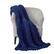 Alt View 11. BlanQuil - Lite Chunky Weighted Throw - Navy.