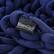 Alt View 12. BlanQuil - Lite Chunky Weighted Throw - Navy.
