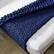Alt View 13. BlanQuil - Lite Chunky Weighted Throw - Navy.