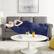 Alt View 14. BlanQuil - Lite Chunky Weighted Throw - Navy.