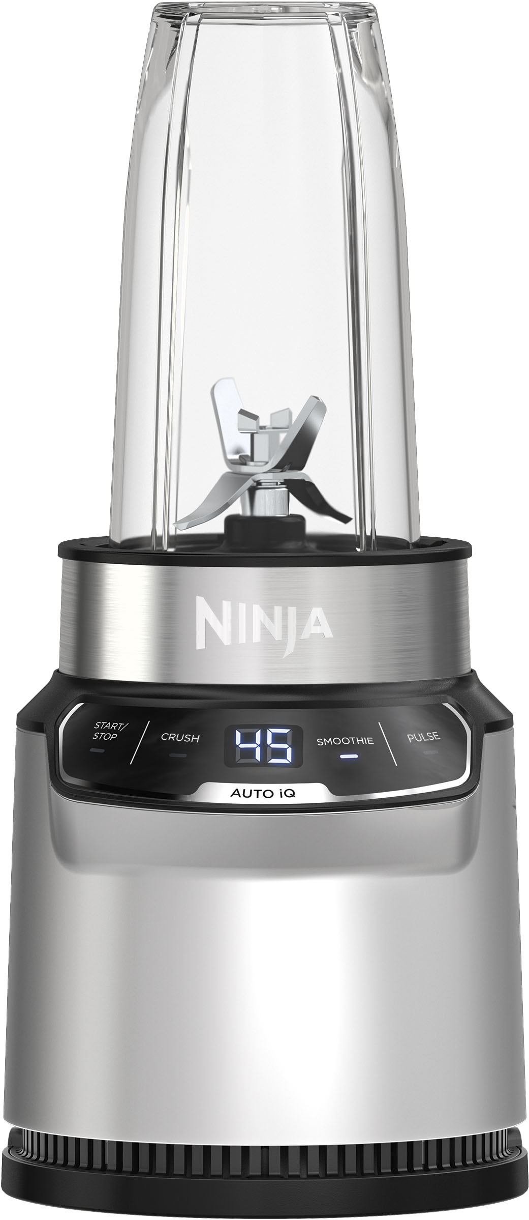 Megalopolis inden længe stereoanlæg Ninja Nutri-Blender Pro Personal Blender with Auto-iQ Cloud Silver BN401 -  Best Buy
