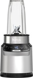 Ninja - Nutri-Blender Pro Personal Blender with Auto-iQ - Cloud Silver - Front_Zoom