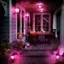 Alt View 12. Philips - Hue Econic Outdoor Wall and Ceiling Light - White and Color Ambiance.