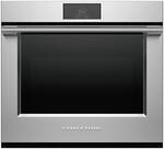 Fisher & Paykel - Series 9 Professional 30 in 4.1 cu ft Built-in Single Electric Convection Wall Oven 17 Function Self-cleaning - Stainless Steel