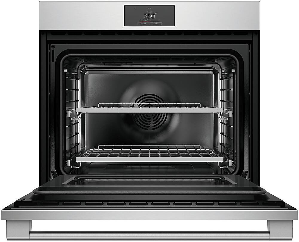 Alt View 11. Fisher & Paykel - Series 9 Professional 30 in 4.1 cu ft Built-in Single Electric Convection Wall Oven 17 Function Self-cleaning - Stainless Steel.