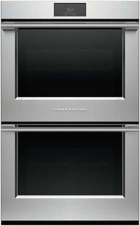 Fisher & Paykel - Professional 30 in 8.2 cu ft Built-in 17 function Double Electric Convection Wall Oven with Self-cleaning - Stainless Steel