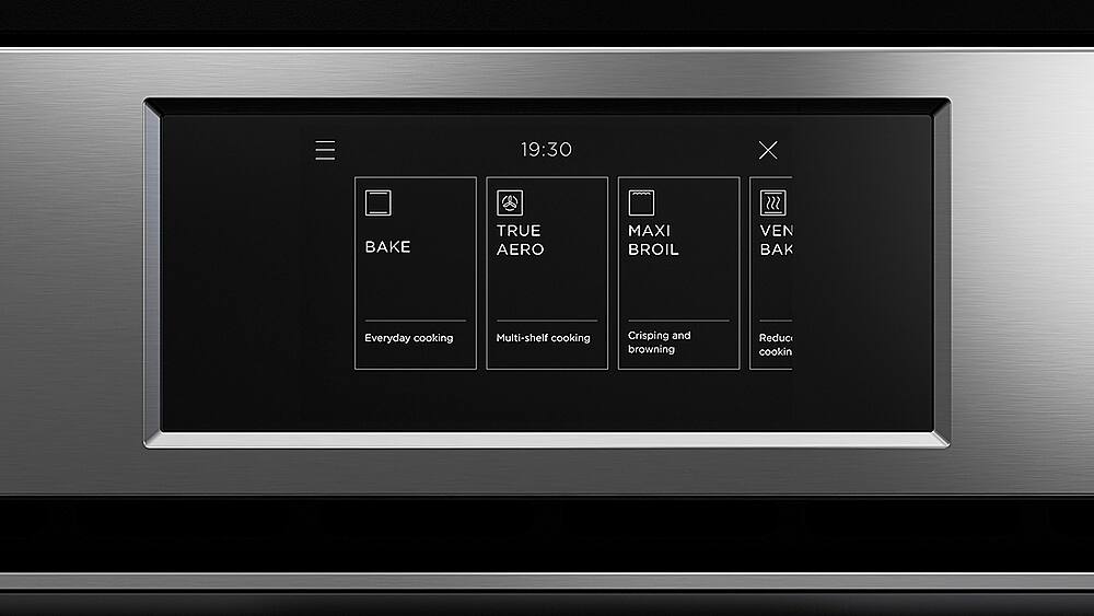 Alt View 14. Fisher & Paykel - Professional 30 in 8.2 cu ft Built-in 17 function Double Electric Convection Wall Oven with Self-cleaning - Stainless Steel.