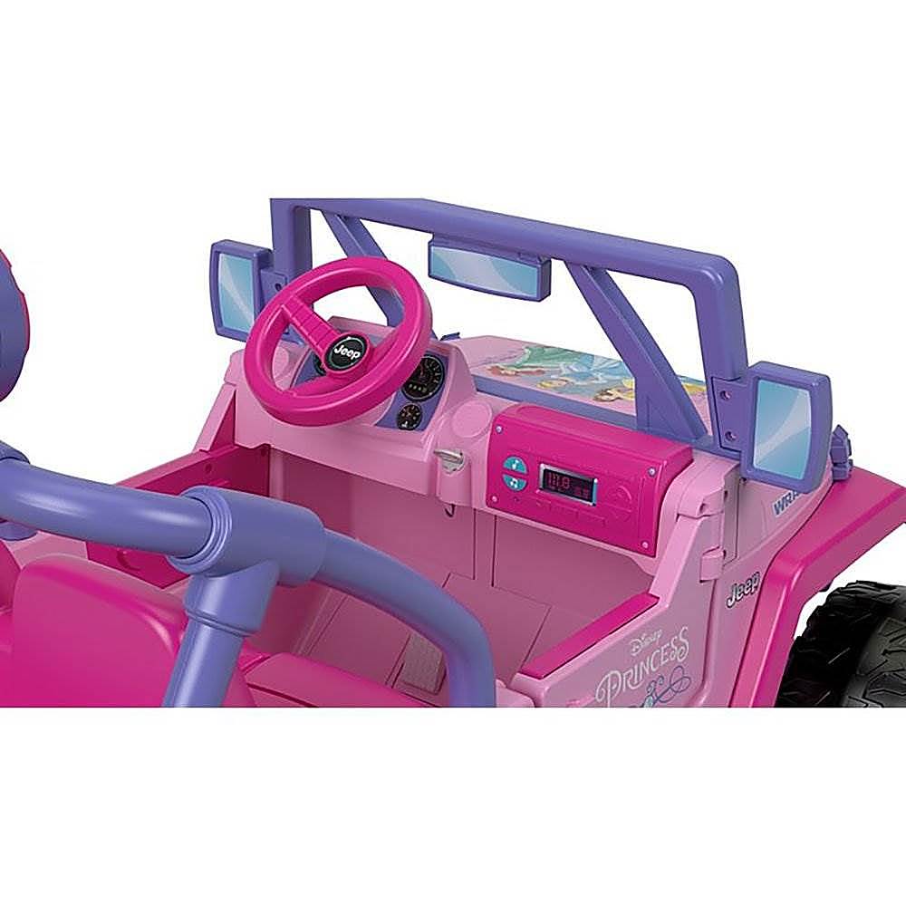 Power Wheels - Ride On Disney Princess Jeep Wrangler - Pink