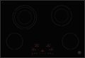 Bertazzoni - Professional Series 30” Built-in Electric Ceran Cooktop - Black