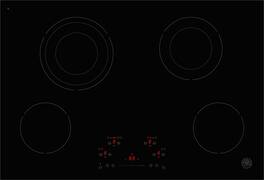 Bertazzoni - Professional Series 30” Built-in Electric Ceran Cooktop - Black