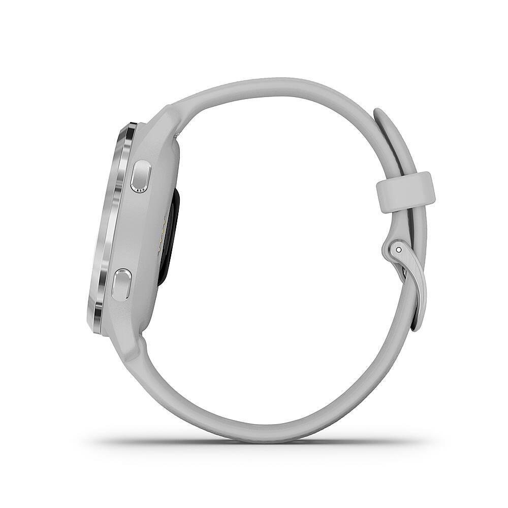 Alt View 2. Garmin - Venu 2S GPS Smartwatch 40 mm Fiber-Reinforced Polymer - Silver/Mist Gray.
