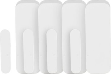ADT - Blue by 4pk Door and Window Sensor for Home Security - WHITE - Front_Zoom