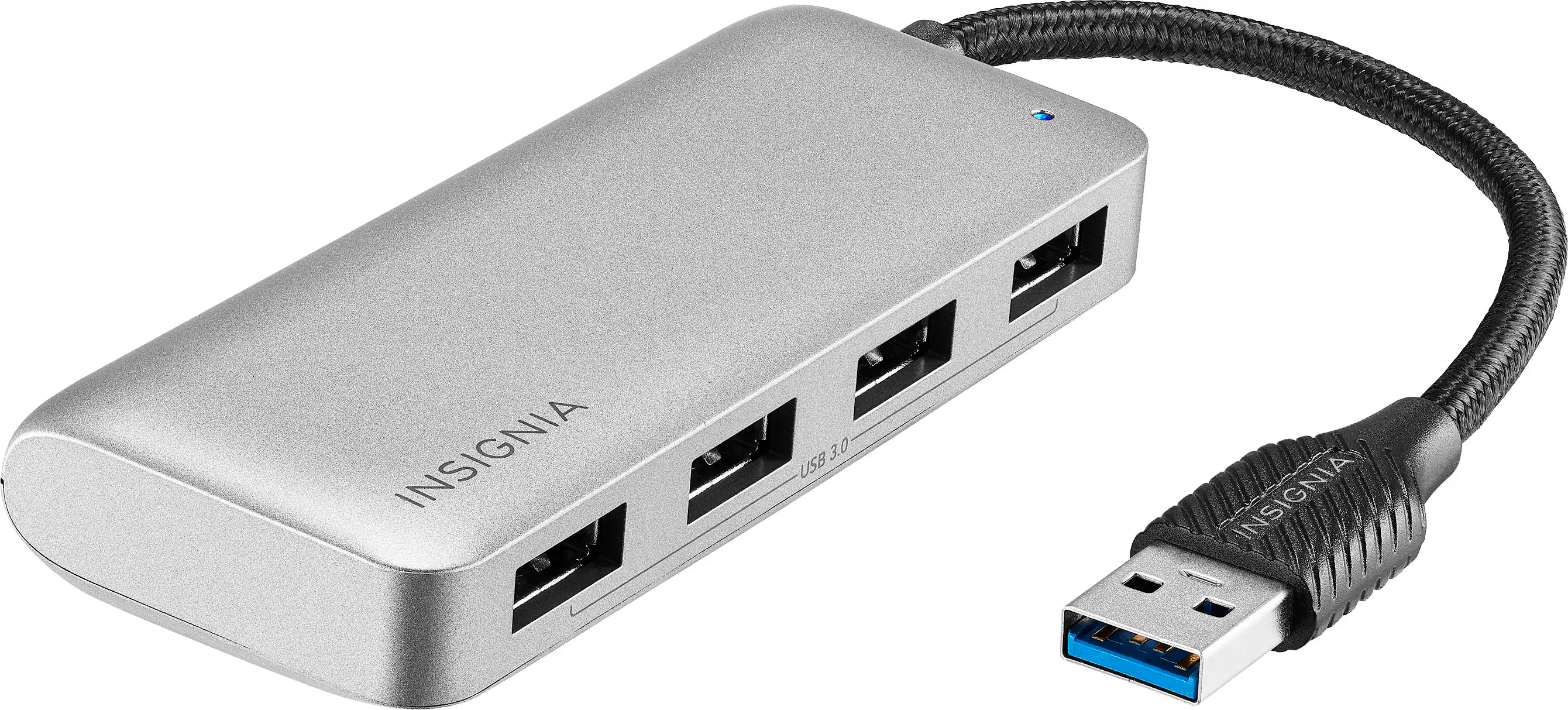 Alt View 11. Insignia™ - 4-Port USB 3.0 Hub - Gray.