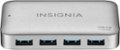 Alt View Zoom 13. Insignia™ - 4-Port USB 3.0 Powered Hub - Metallic Gray.