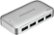Front Zoom. Insignia™ - 4-Port USB 3.0 Powered Hub - Metallic Gray.