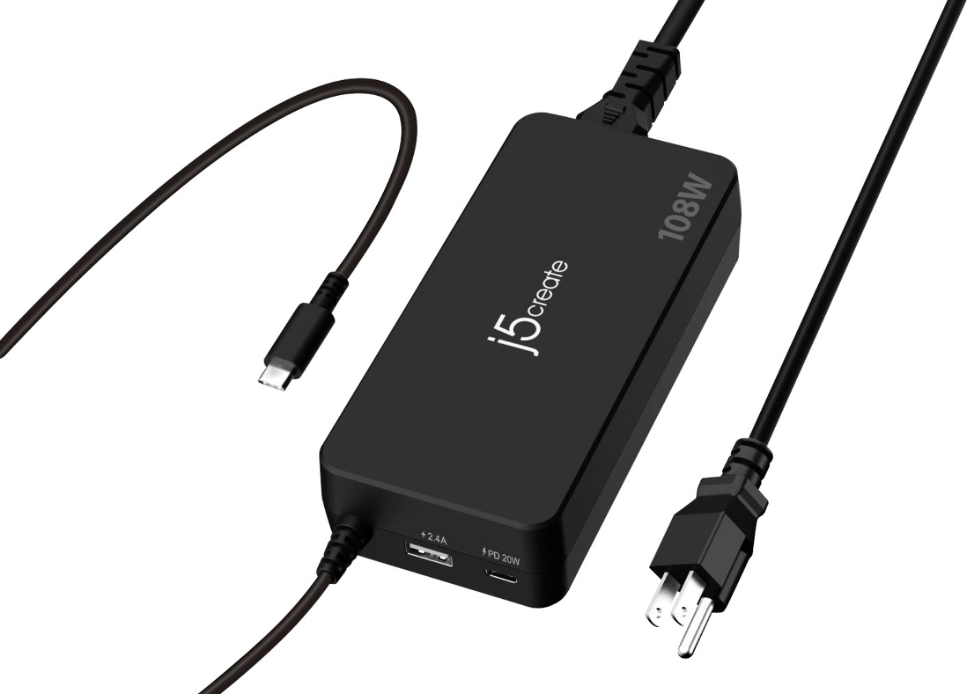 j5create USB 3.0 7-Port HUB Black JUH377 - Best Buy