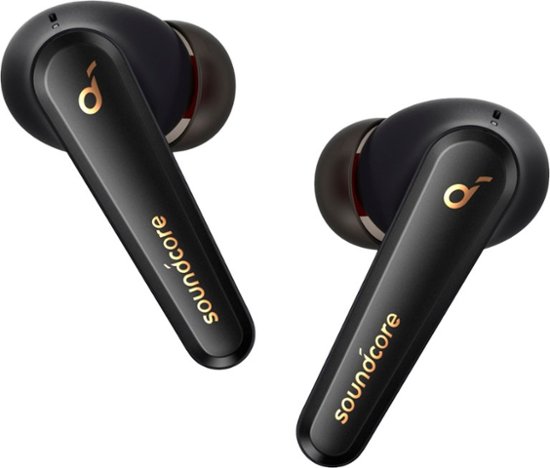 Front Zoom. Soundcore - by Anker Liberty Air 2 Pro Earbuds Hi-Resolution True Wireless Noise Cancelling In-Ear Headphones - Black & Copper.