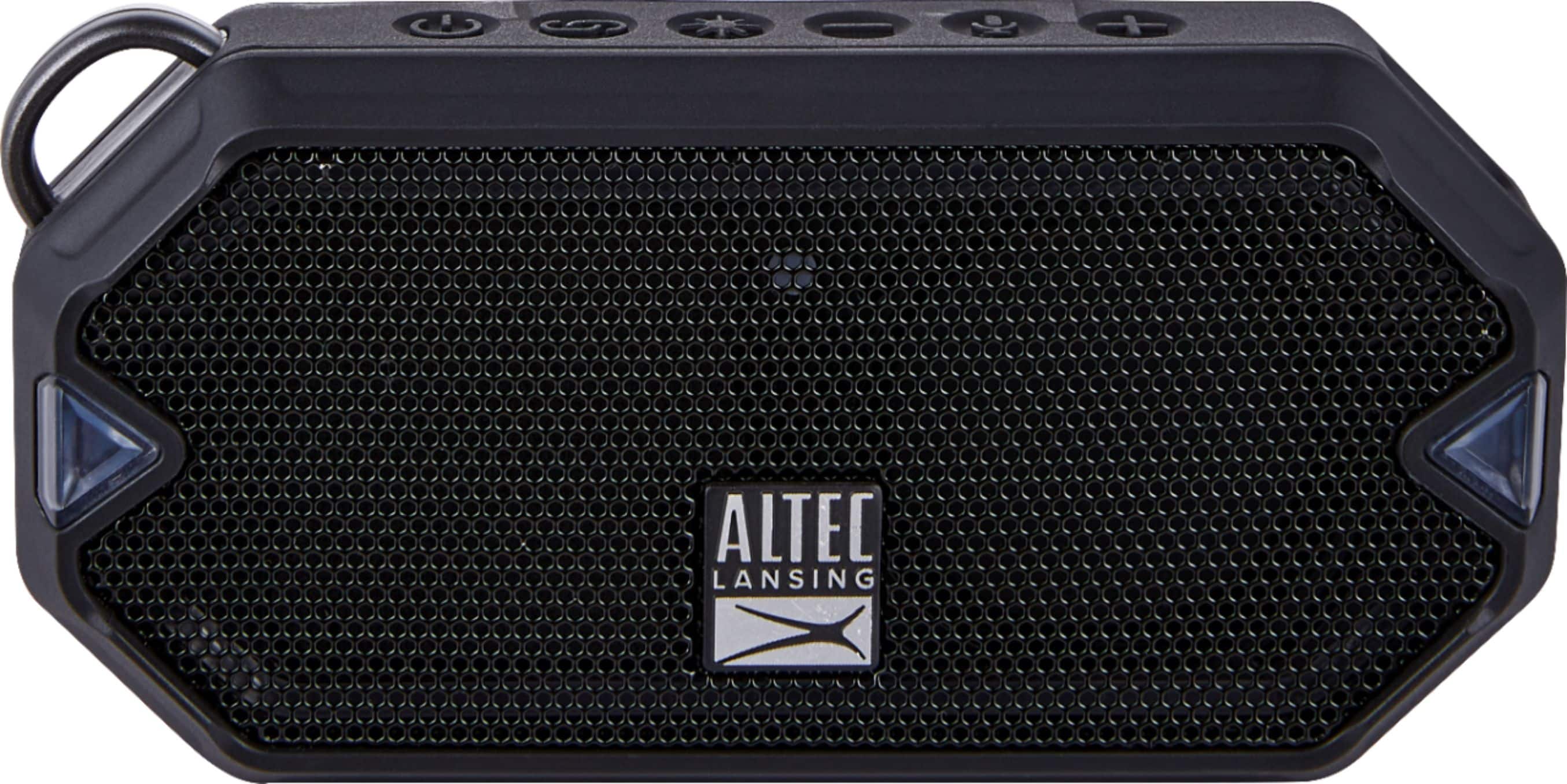 Front. Altec Lansing - HydraMini Everything Proof Speaker - Black.