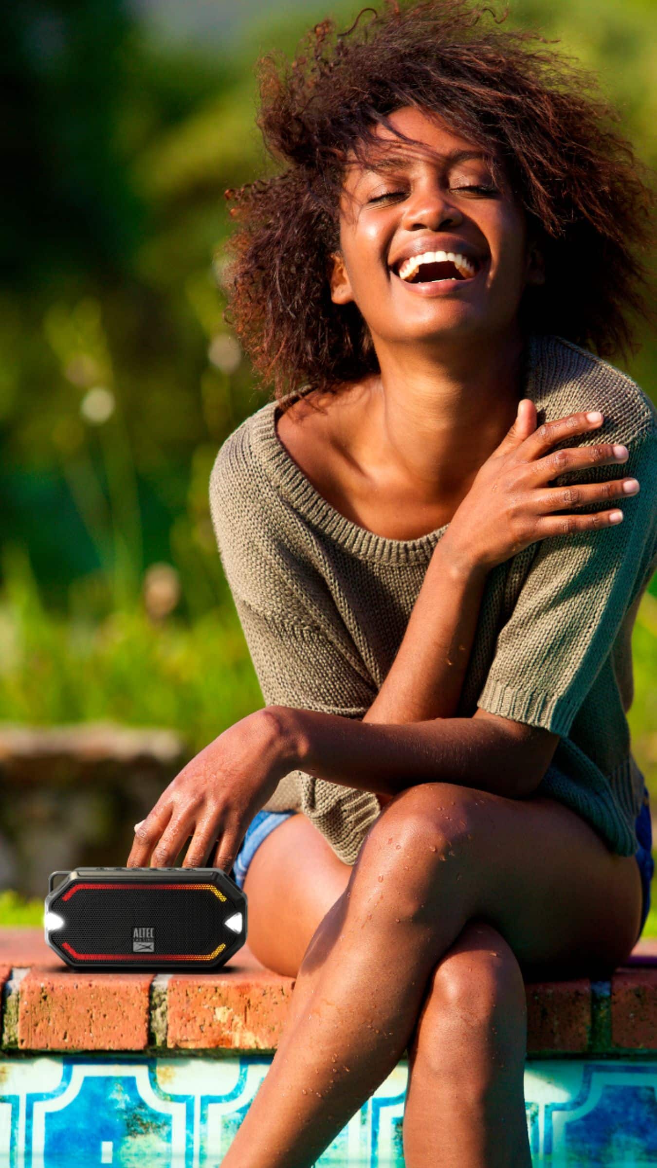 Alt View 15. Altec Lansing - HydraMini Everything Proof Speaker - Black.