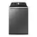Front. Samsung - 4.4 cu. ft. Top Load Washer with ActiveWave Agitator and Active WaterJet - Platinum.