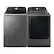 Alt View 15. Samsung - 4.4 cu. ft. Top Load Washer with ActiveWave Agitator and Active WaterJet - Platinum.