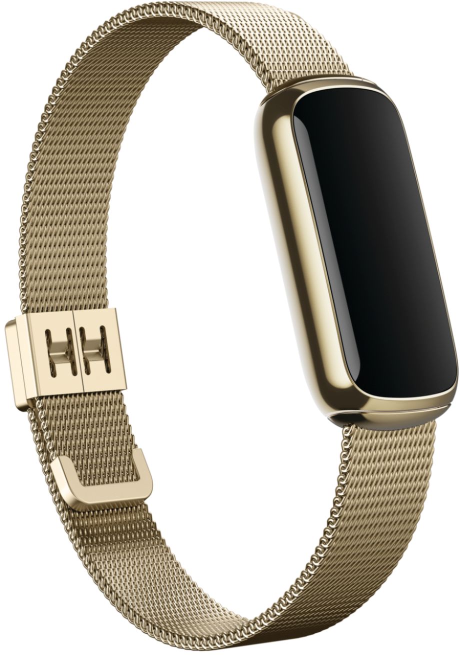 Best Buy: Fitbit Luxe Stainless Steel Mesh Accessory Band, One Size ...