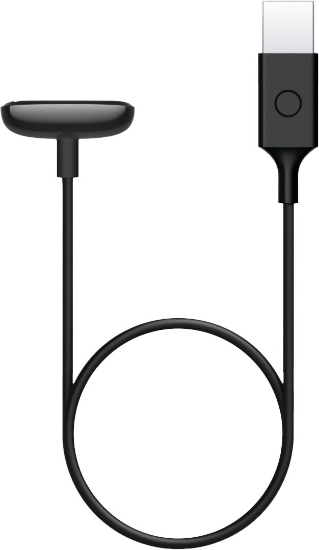 Angle View: Fitbit - Luxe Charging Cable - Black