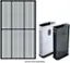 Alt View 12. Shark - Air Purifier 6-Fan Anti-Allergen HEPA Filter with Advanced Odor Lock & Fumes Lock, Compatible with HE601, HE602 - Grey.