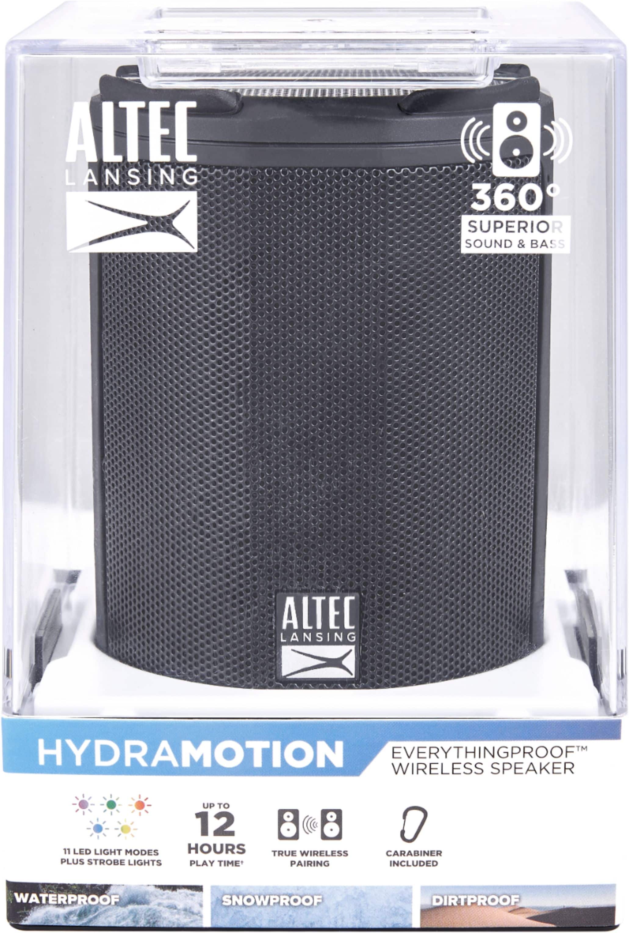 Alt View 15. Altec Lansing - HydraMotion Everything Proof Speaker - Black.