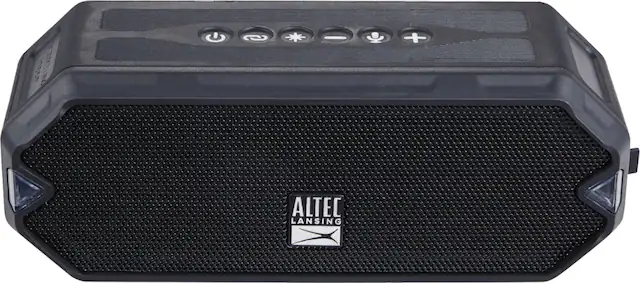 Front. Altec Lansing - HydraJolt Everything Proof Speaker - Black.