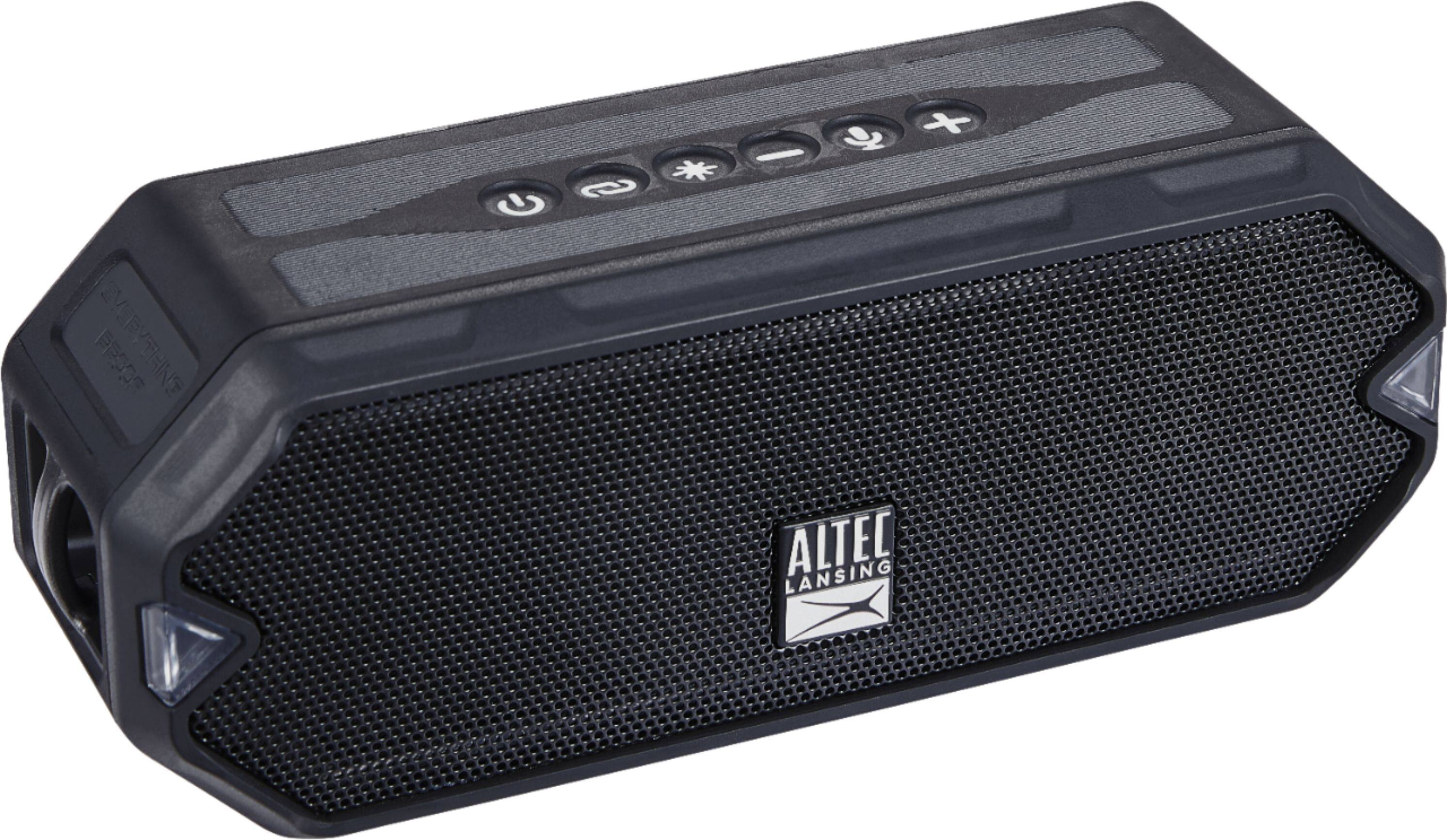 Left. Altec Lansing - HydraJolt Everything Proof Speaker - Black.