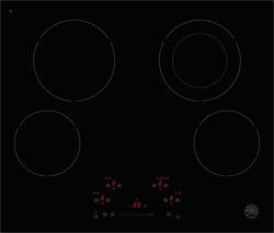 Bertazzoni - Professional Series 24” Built-in Electric Ceran Cooktop - Black - Front_Zoom