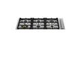 Bertazzoni - 36 in. Wide 6 Burner Master Series Drop in Gas Cooktop - Stainless Steel