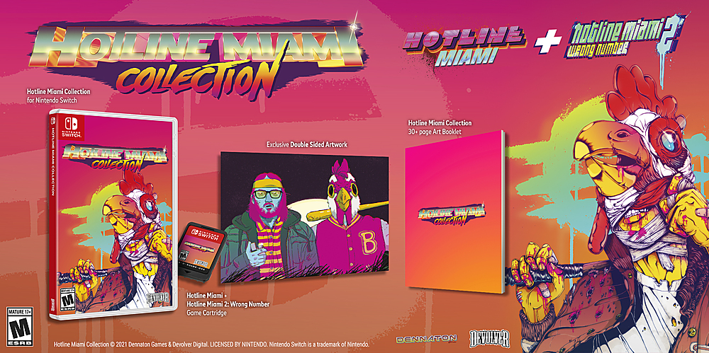 Left View: Hotline Miami Collection, Devolver Digital, Nintendo Switch, 812303015748