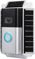 Wasserstein - Mountable Solar Kit for Ring Video Doorbell 3 and 3 Plus - White - Front_Zoom