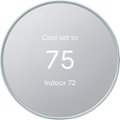 Front Zoom. Google - Nest Smart Programmable Wifi Thermostat - Fog.
