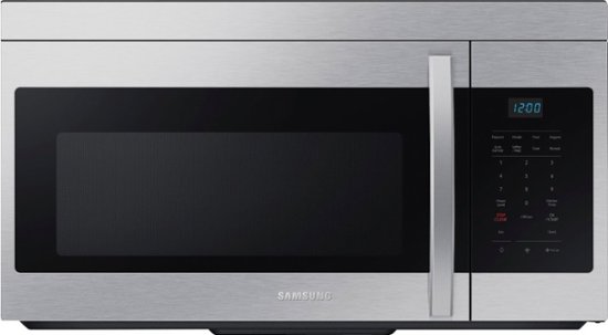 Samsung – 1.6 cu. ft. Over-the-Range Microwave with Auto Cook – Stainless steel