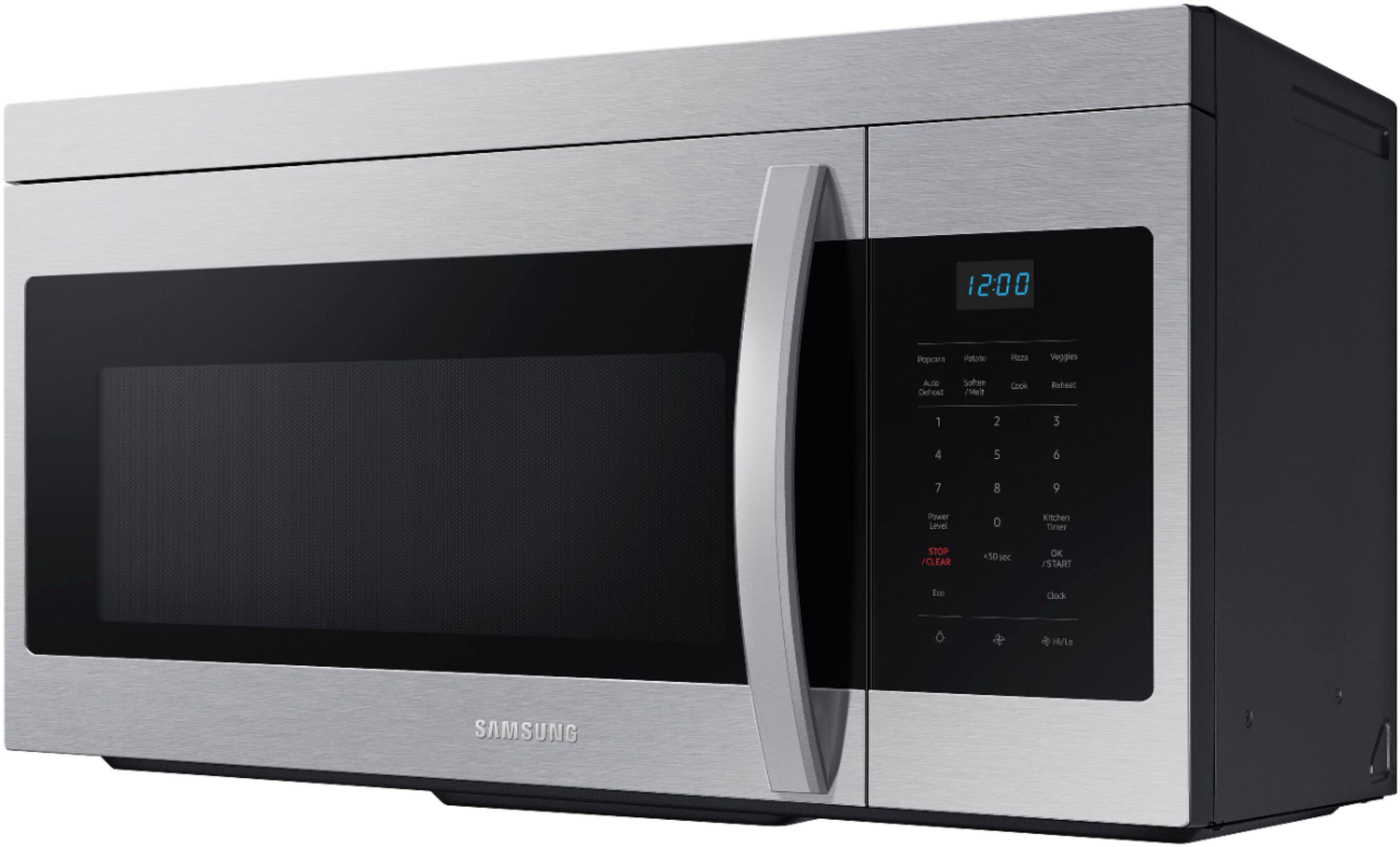 Samsung - 1.6 cu. ft. Over-the-Range Microwave with Auto Cook - Stainless Steel