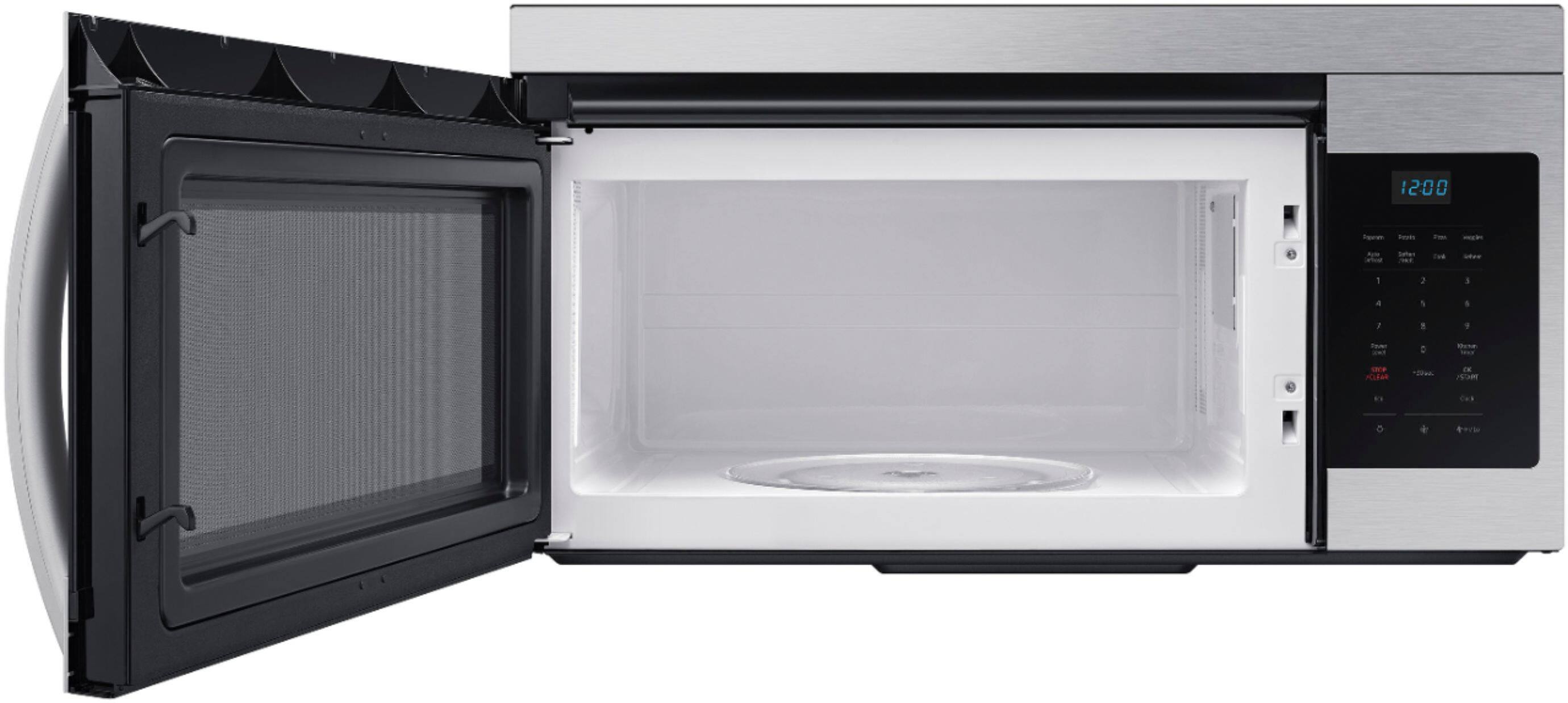Samsung - 1.6 cu. ft. Over-the-Range Microwave with Auto Cook - Stainless Steel