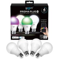 Geeni - Prisma Plus 800 Wi-Fi Smart Bulb (4-Pack) - White - Front_Zoom