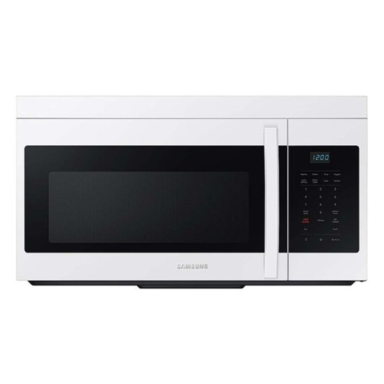 Samsung – 1.6 cu. ft. Over-the-Range Microwave with Auto Cook – White