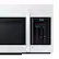Alt View 14. Samsung - 1.6 cu. ft. Over-the-Range Microwave with Auto Cook - White.