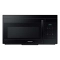 Front Zoom. Samsung - 1.6 cu. ft. Over-the-Range Microwave with Auto Cook - Black.