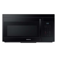 Samsung - 1.6 cu. ft. Over-the-Range Microwave with Auto Cook - Black - Front_Zoom