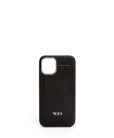 TUMI - Leather Soft shell iPhone 12 Mini - Black - Front_Zoom