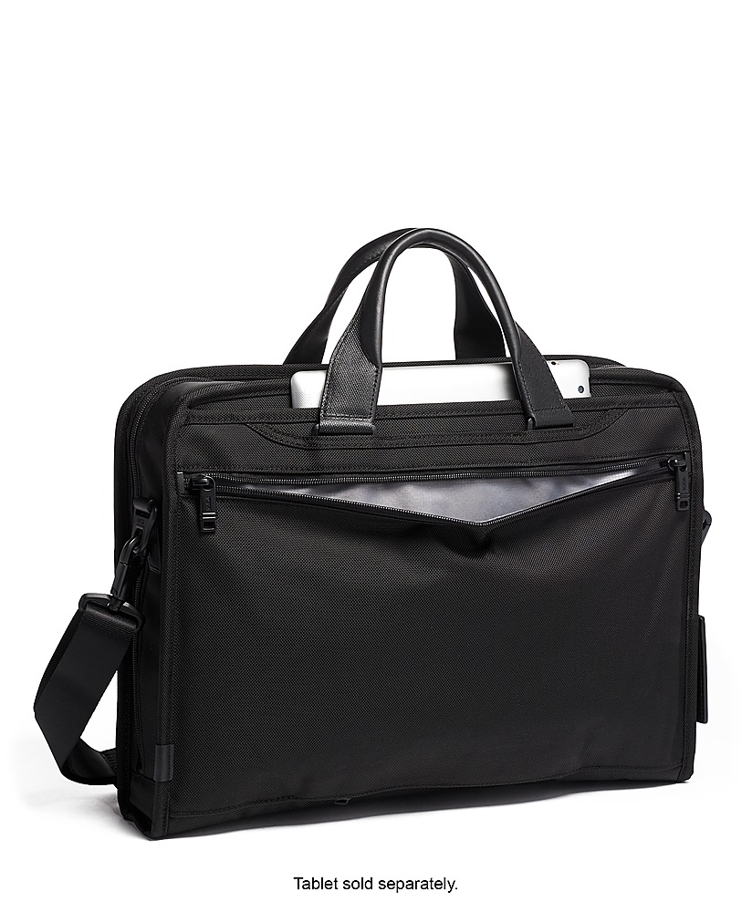 Best Buy: TUMI Alpha Compact Lg Laptop Brief Black 117302-1041