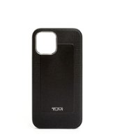 TUMI - Leather Iphone 12 Pro Max - Black - Front_Zoom