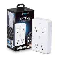 Geeni - Extend Wi-Fi Smart Plug - White - Front_Zoom