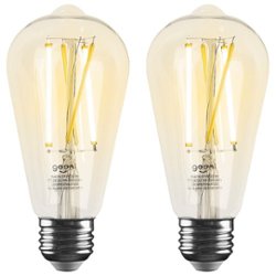 Geeni - LUX ST21 Wi-Fi Smart Edison Bulb (2-pack) - White - Front_Zoom